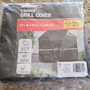 NEW sealed Universal Grill Cover for 3 burners 55 inch grill UV resistant